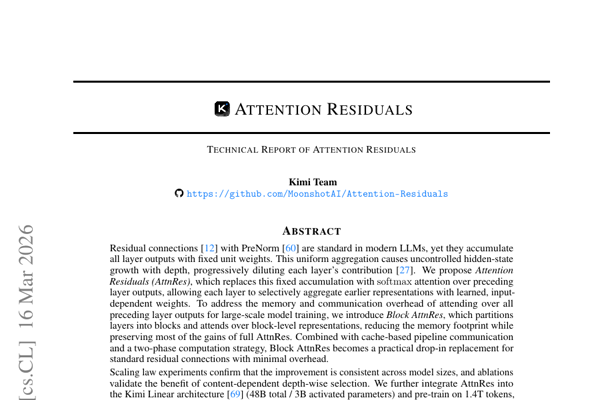 Attention Residuals